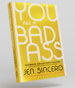 Self-help books: Cover of book "You Are A Badass" by Jen Sincero